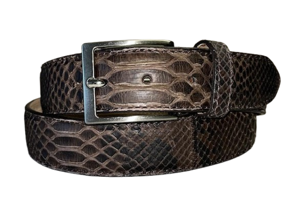 Belt in Python Man 4 cm