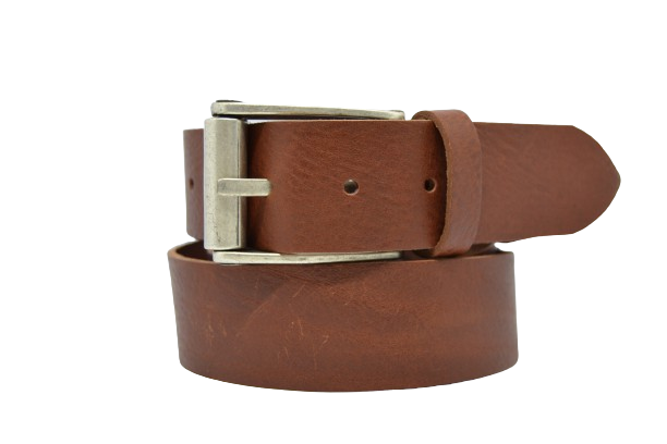 Leather Belt for Men and Women Model Roll 4 cm