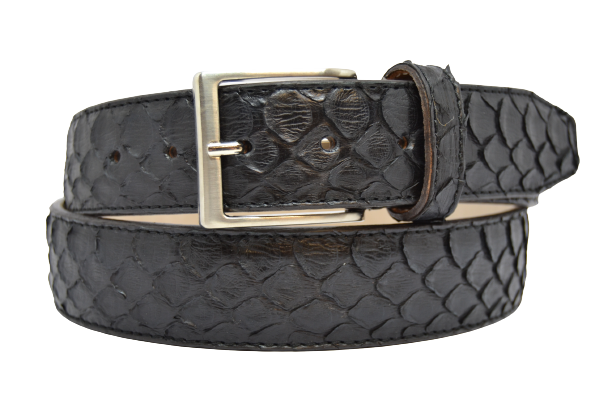 Belt in Python Man 4 cm