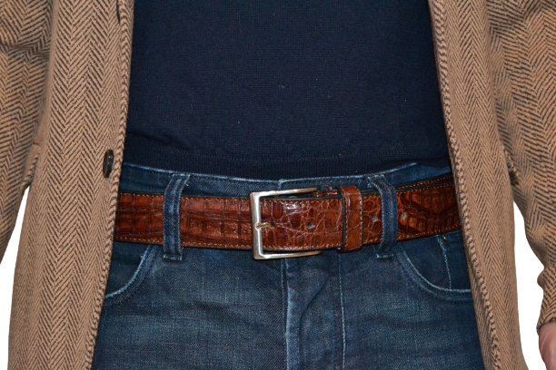 Crocodile Belt for Men cm 4