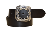 Leather Belt for Men and Women Model Rifredi 4 cm