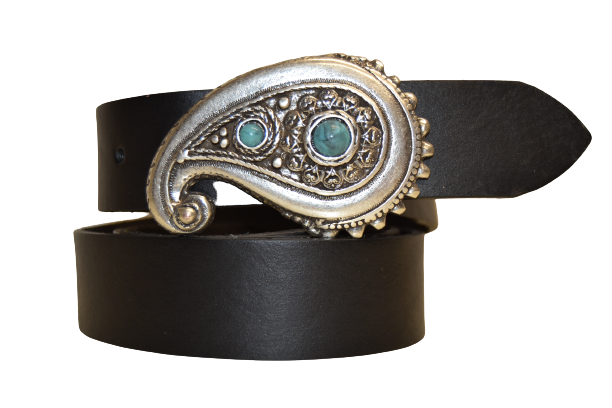 Woman Leather Belt Oyster Model cm 4